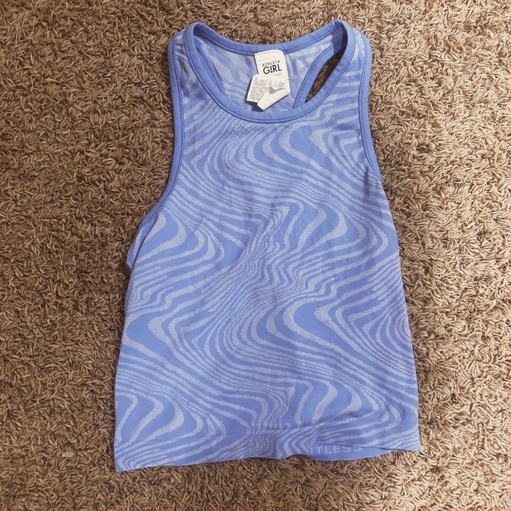 Athleta blue tank top